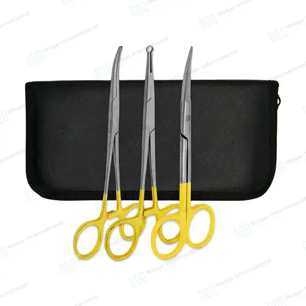 3 Pcs Sutureless Vasectomy Surgery Set - surgical instruments manufactured by Waqar International, Sialkot - view 2