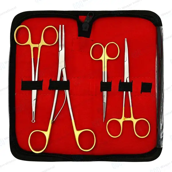 4 Pcs Sutureless Vasectomy Clip Applier Set - surgical instruments manufactured by Waqar International, Sialkot - view 2