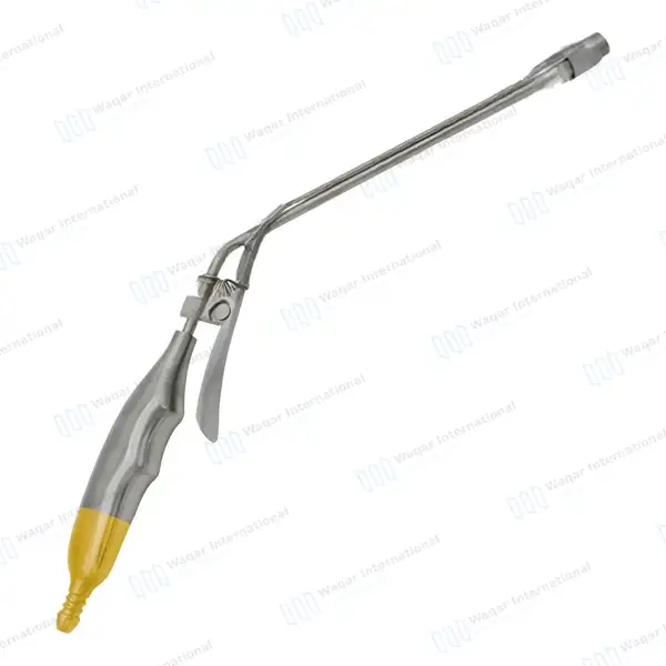 Hemorrhoid Suction Ligator Angled Straight with 10mm Loading Cone - surgical instruments manufactured by Waqar International, Sialkot - view 10