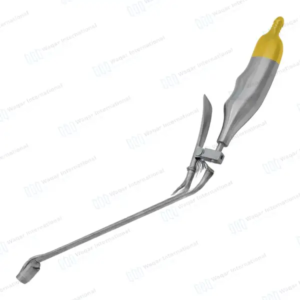 Hemorrhoid Suction Ligator Angled Up with 10mm Loading Cone - surgical instruments manufactured by Waqar International, Sialkot - view 8