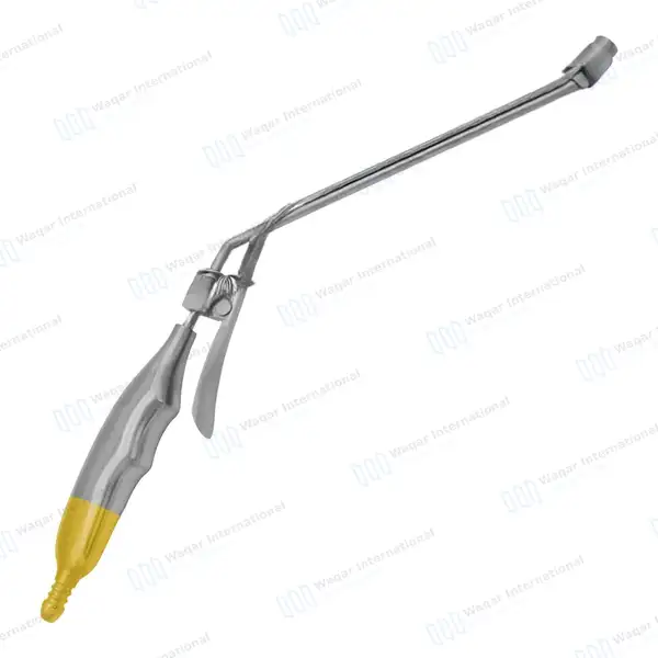 Hemorrhoid Suction Ligator Angled Up with 10mm Loading Cone - surgical instruments manufactured by Waqar International, Sialkot - view 9