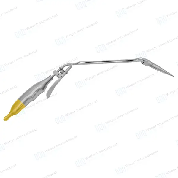 Hemorrhoid Suction Ligator Angled Down with 10mm Loading Cone - surgical instruments manufactured by Waqar International, Sialkot - view 8