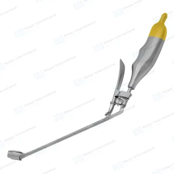Hemorrhoid Suction Ligator Angled Down with 10mm Loading Cone - surgical instruments manufactured by Waqar International, Sialkot - view 9
