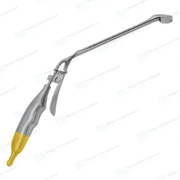 Hemorrhoid Suction Ligator Angled Down with 10mm Loading Cone - surgical instruments manufactured by Waqar International, Sialkot - view 10