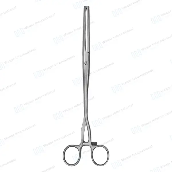 Museux Tenaculum Forceps 6mm Wide 2×2 Teeth 9.5″ Straight - surgical instruments manufactured by Waqar International, Sialkot - view 8