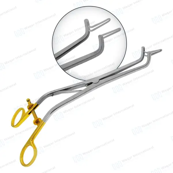 4 Pcs Gynecology Forceps Instruments Set - surgical instruments manufactured by Waqar International, Sialkot - view 3