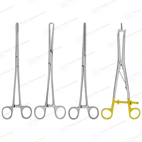4 Pcs Gynecology Forceps Instruments Set - surgical instruments manufactured by Waqar International, Sialkot - view 11