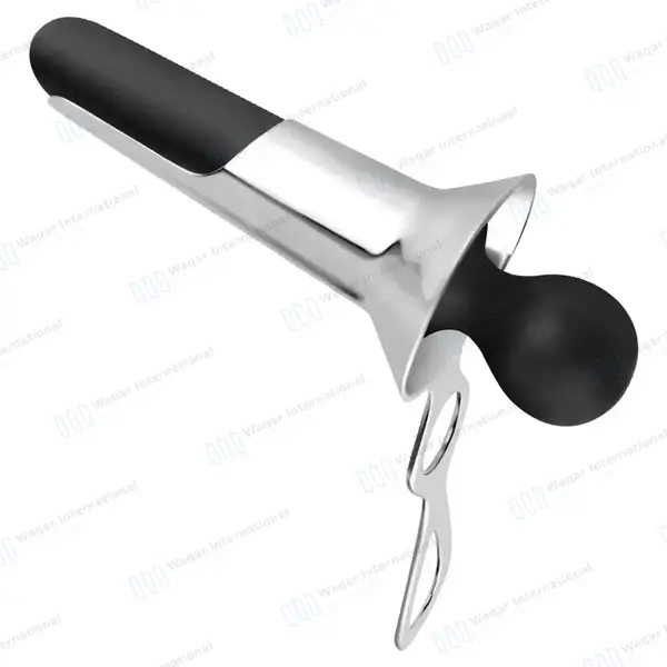 Pennington Rectal Speculum 4.75″ Long Handle with Boilable Obturator 86x25mm O.D. - surgical instruments manufactured by Waqar International, Sialkot - view 2