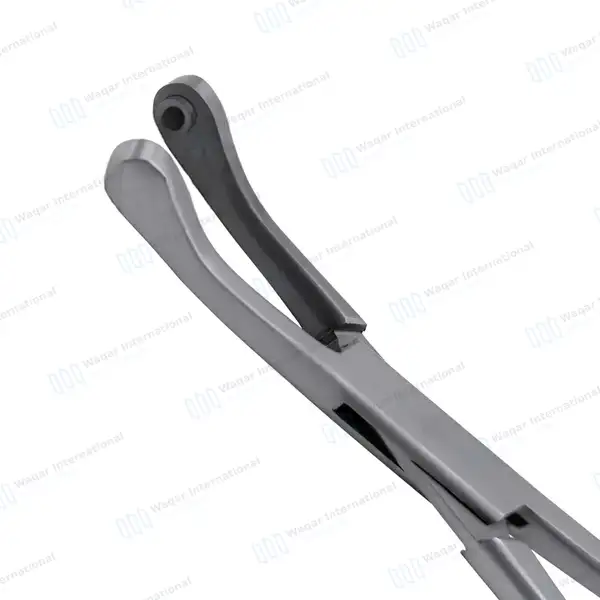 Thomas-Gaylor Uterine Biopsy Punch Forceps 9.5″ Curved Jaws 5mm Bite - surgical instruments manufactured by Waqar International, Sialkot - view 5