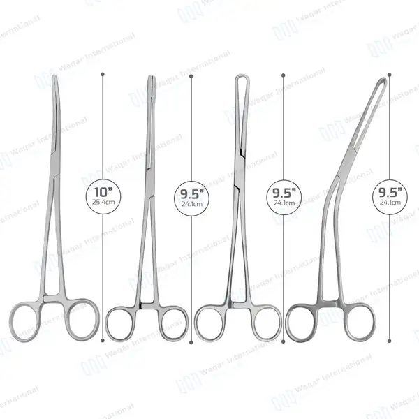 4 Pcs Gynecology Forceps Set - surgical instruments manufactured by Waqar International, Sialkot - view 3