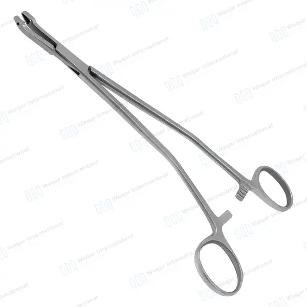 Thomas Gaylor Uterine Biopsy Punch 9.5″ Triangular Bite with Angled Shank - surgical instruments manufactured by Waqar International, Sialkot - view 2