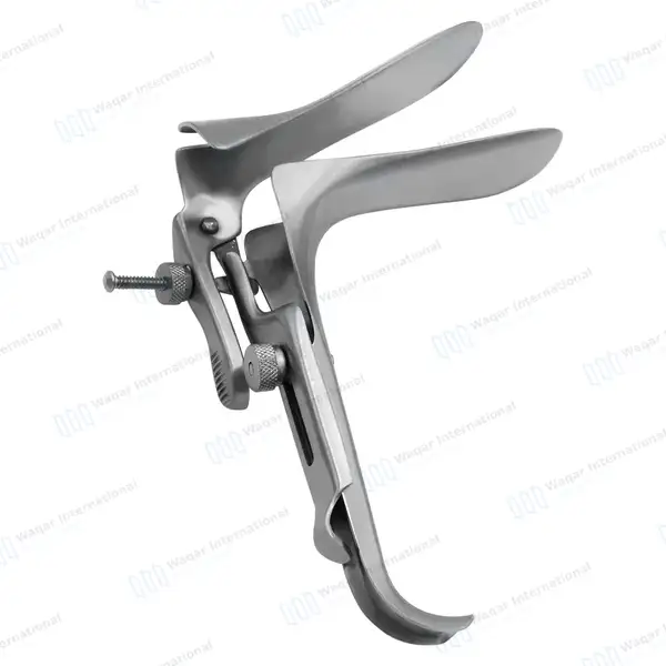 2 Pcs Left & Right Graves Open-Sided Vaginal Speculum Set – Medium - surgical instruments manufactured by Waqar International, Sialkot - view 6