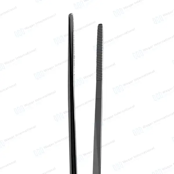 Lucae Ear Forceps 5.5″ Bayonet Shape with Serrated Tips - surgical instruments manufactured by Waqar International, Sialkot - view 5