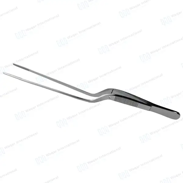 6 Jansen Ear Forceps 6.25″ Bayonet Shape Serrated Tips - surgical instruments manufactured by Waqar International, Sialkot - view 10