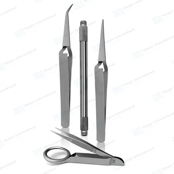 4 Pcs Foreign Object Splinter Removal Kit - surgical instruments manufactured by Waqar International, Sialkot - view 2