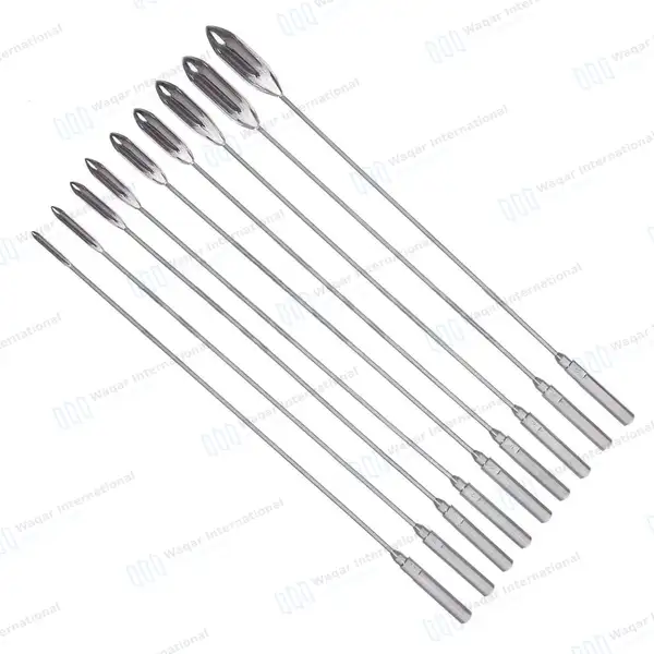 9 Pcs Bakes Common Duct Dilators Set 3mm-11mm Single Ended - surgical instruments manufactured by Waqar International, Sialkot - view 5