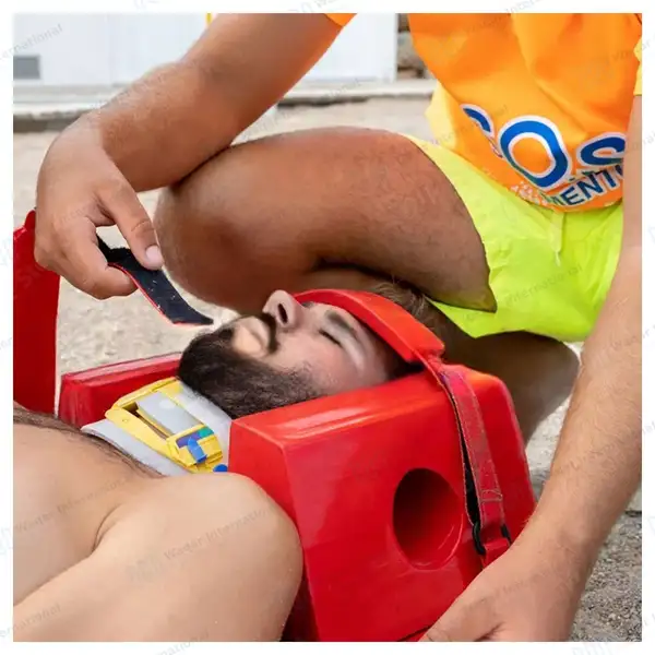 EMT Backboard Spine Board Stretcher Immobilization Kit – Free Trauma Bag – Orange - surgical instruments manufactured by Waqar International, Sialkot - view 7