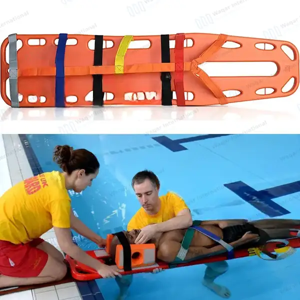 EMT Backboard Spine Board Stretcher Immobilization Kit – Free Trauma Bag – Green - surgical instruments manufactured by Waqar International, Sialkot - view 10