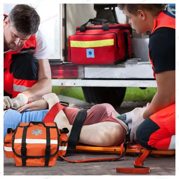 EMT Backboard Spine Board Stretcher Immobilization Kit – Free Trauma Bag – Yellow - surgical instruments manufactured by Waqar International, Sialkot - view 7