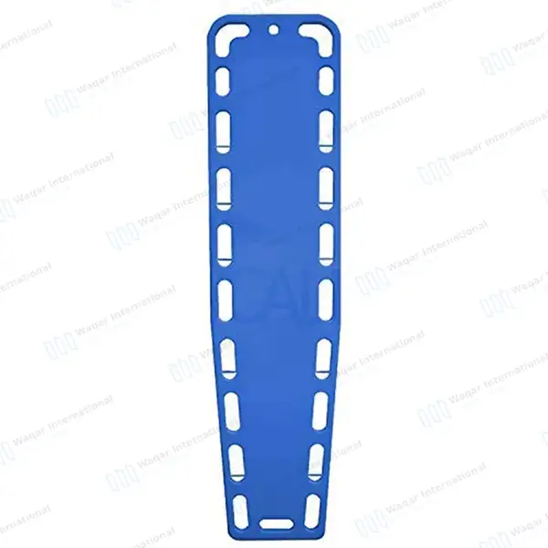 Spine Board Stretcher Backboard Immobilization – Blue - surgical instruments manufactured by Waqar International, Sialkot - view 2