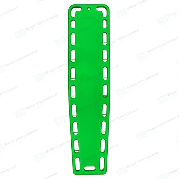 Spine Board Stretcher Backboard Immobilization – Green - surgical instruments manufactured by Waqar International, Sialkot - view 2