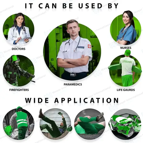 Spine Board Stretcher Backboard Immobilization – Green - surgical instruments manufactured by Waqar International, Sialkot - view 8