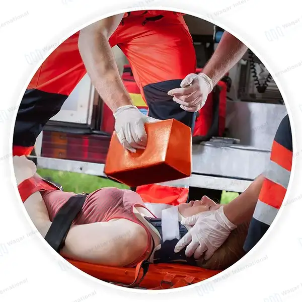 Spine Board Stretcher Backboard Immobilization – Orange - surgical instruments manufactured by Waqar International, Sialkot - view 6