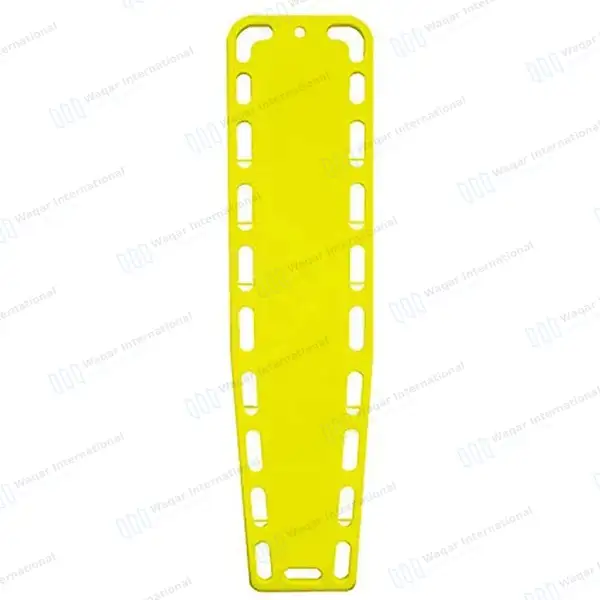 Spine Board Stretcher Backboard Immobilization – Yellow - surgical instruments manufactured by Waqar International, Sialkot - view 2