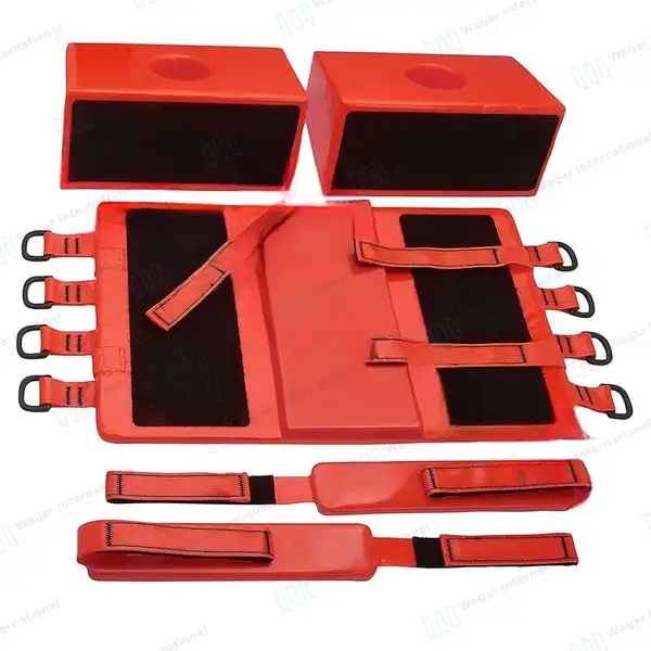 EMT Backboard Spine Board Stretcher Immobilization Kit – Free Trauma Bag – Black - surgical instruments manufactured by Waqar International, Sialkot - view 3