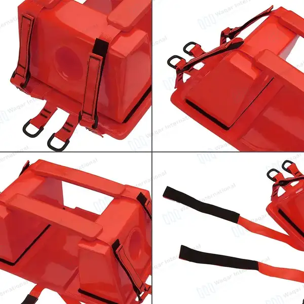 Spine Board Head Immobilizer for Backboard with Straps - surgical instruments manufactured by Waqar International, Sialkot - view 4