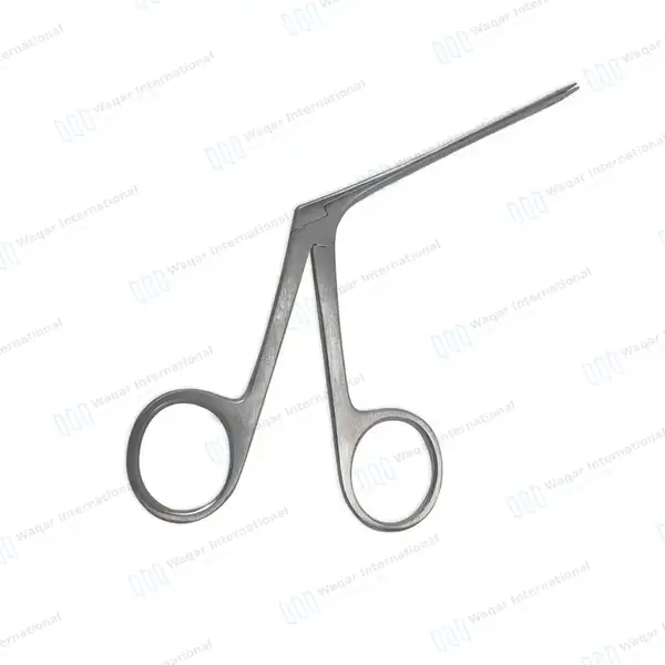Micro Alligator Forceps 3.3″ Serrated Jaws - surgical instruments manufactured by Waqar International, Sialkot - view 2