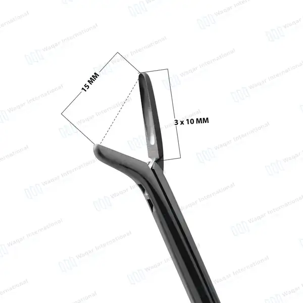 Ferris Smith Cup Rongeurs 7″ Neurosurgical 3x10mm Curved Down - surgical instruments manufactured by Waqar International, Sialkot - view 2