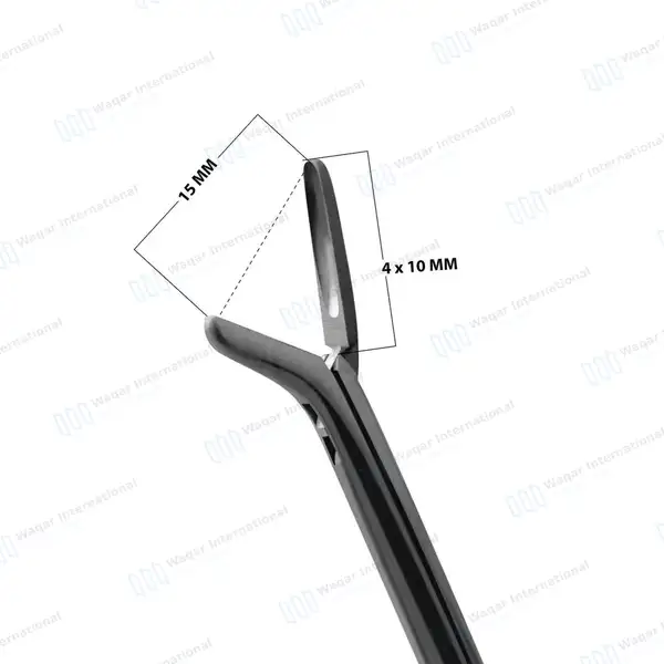 Ferris Smith Cup Rongeurs 7″ Neurosurgical 4x10mm Curved Down - surgical instruments manufactured by Waqar International, Sialkot - view 2