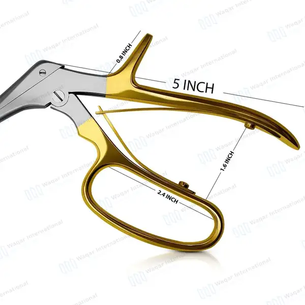 Ferris Smith Cup Rongeurs 7″ Neurosurgical 4x10mm Curved Down - surgical instruments manufactured by Waqar International, Sialkot - view 4