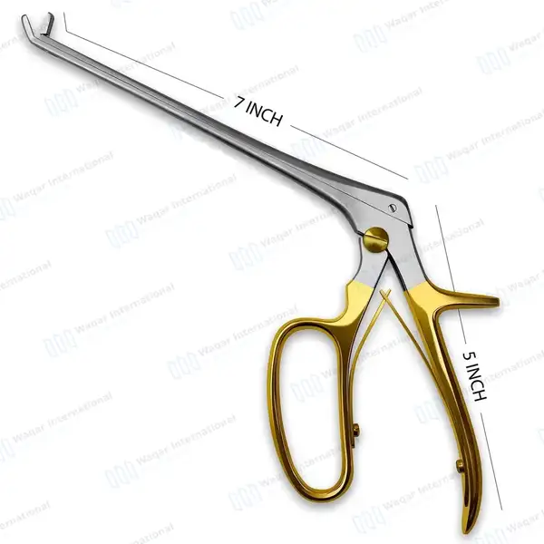 Ferris-Smith Cup Rongeur 7″ 4x10mm Curved Up - surgical instruments manufactured by Waqar International, Sialkot - view 4