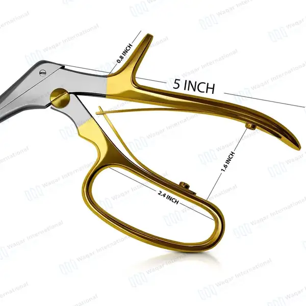 Ferris-Smith Cup Rongeur 7″ 4x10mm Curved Up - surgical instruments manufactured by Waqar International, Sialkot - view 5