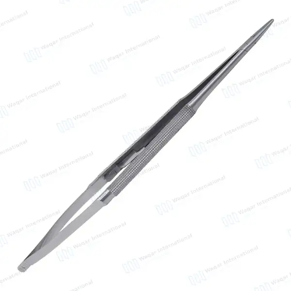 Castroviejo Needle Holder 7″ Straight Smooth Tip with Lock - surgical instruments manufactured by Waqar International, Sialkot - view 8
