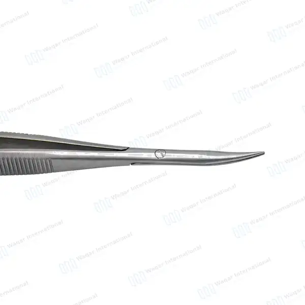 Castroviejo Scissors 7.5″ Curved - surgical instruments manufactured by Waqar International, Sialkot - view 6
