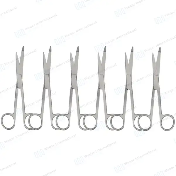6 Knowles Bandage Scissors 5.5″ Straight - surgical instruments manufactured by Waqar International, Sialkot - view 2