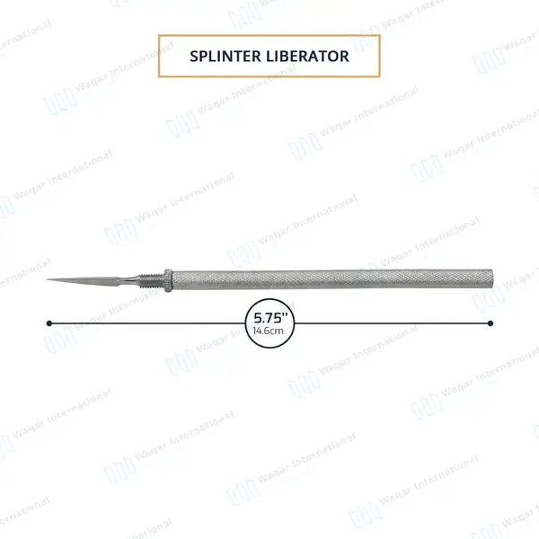 6 Splinter Liberator Splinter Removal Tool 5.75″ - surgical instruments manufactured by Waqar International, Sialkot - view 4