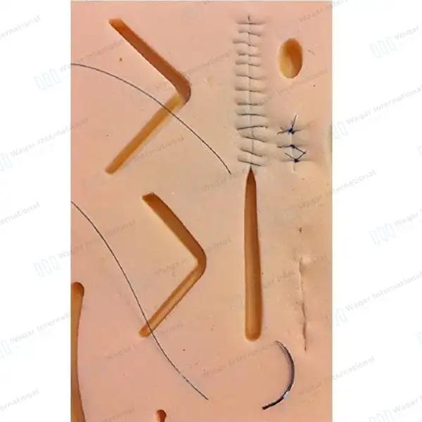 50 Pcs Medical Skin Suture Practice Silicone Pad Set - surgical instruments manufactured by Waqar International, Sialkot - view 4