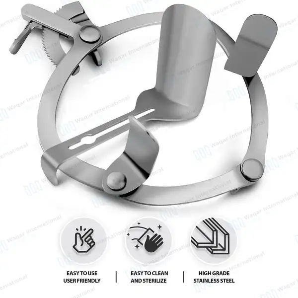 O’Sullivan-O’Connor Abdominal Retractor Large with 3 Interchangeable Blades - surgical instruments manufactured by Waqar International, Sialkot - view 3