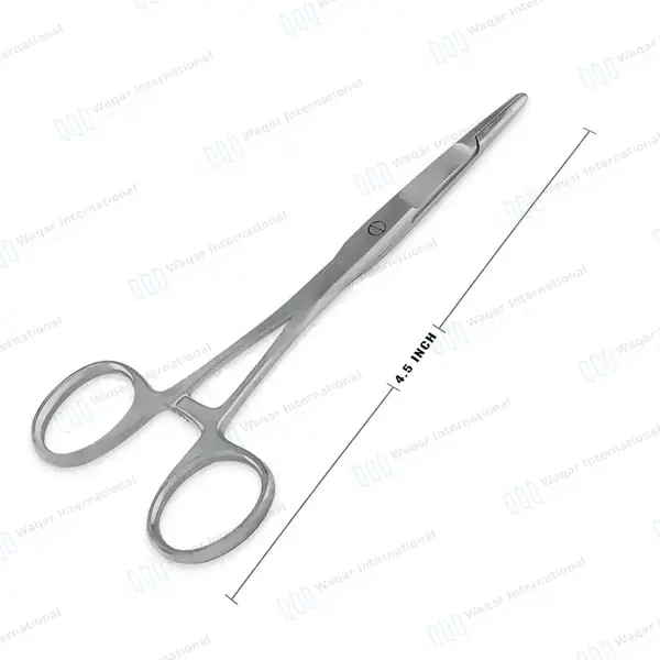 Olsen Hegar Suture Needle Holder Driver 4.5″ with Scissor - surgical instruments manufactured by Waqar International, Sialkot - view 3