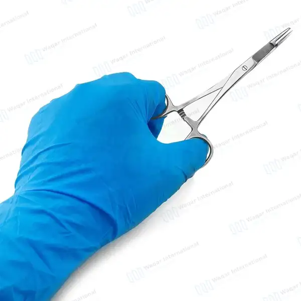Olsen Hegar Suture Needle Holder Driver 4.5″ with Scissor - surgical instruments manufactured by Waqar International, Sialkot - view 8