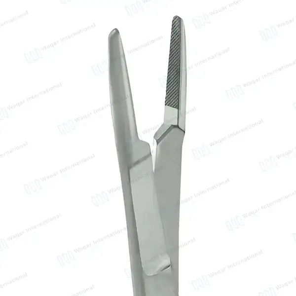 Olsen Hegar Suture Needle Holder Driver 6.5″ with Scissor - surgical instruments manufactured by Waqar International, Sialkot - view 4