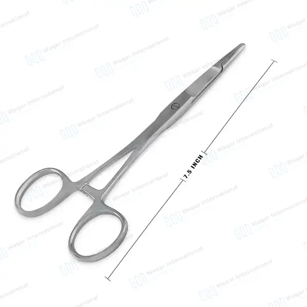 Olsen Hegar Suture Needle Holder Driver 7.5″ with Scissor - surgical instruments manufactured by Waqar International, Sialkot - view 3