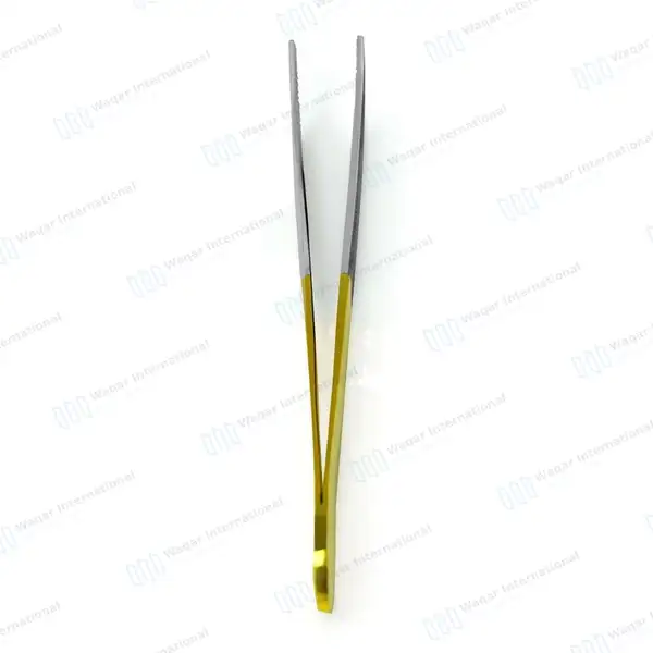 T/C Adson Brown Tissue Forceps 7×7 Teeth 4.75″ - surgical instruments manufactured by Waqar International, Sialkot - view 6