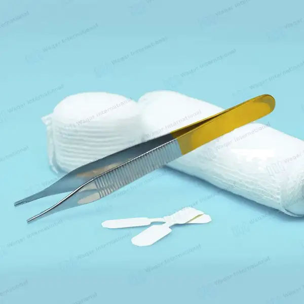 T/C Adson Brown Tissue Forceps 7×7 Teeth 4.75″ - surgical instruments manufactured by Waqar International, Sialkot - view 8