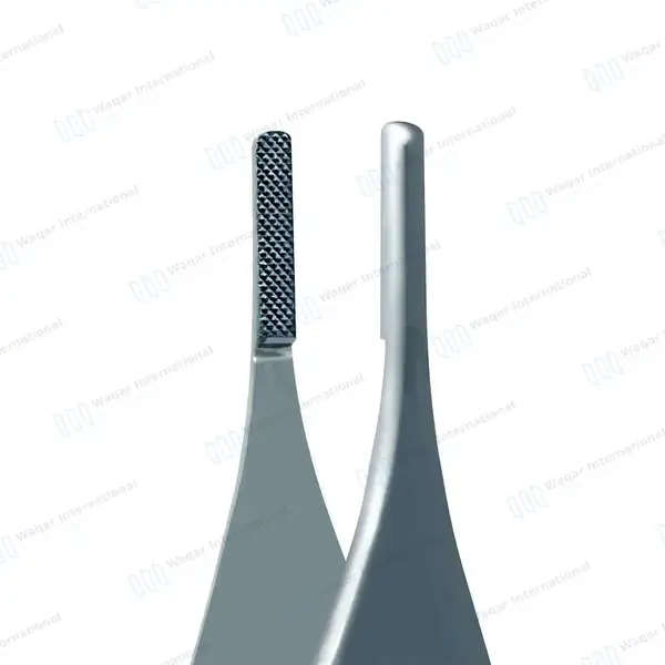 T/C Adson Dressing Forceps 4.75″ Serrated Gold Handle - surgical instruments manufactured by Waqar International, Sialkot - view 4