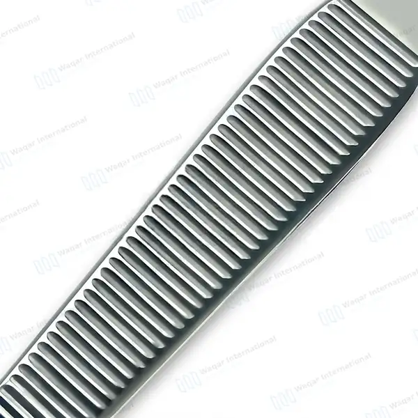 T/C Adson Dressing Forceps 4.75″ Serrated Gold Handle - surgical instruments manufactured by Waqar International, Sialkot - view 5